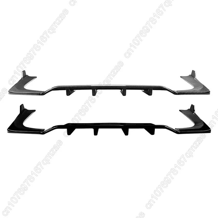 Rear Diffuser Bumper Spoiler Black for Mercedes-Benz C-Class W206 2022–2024