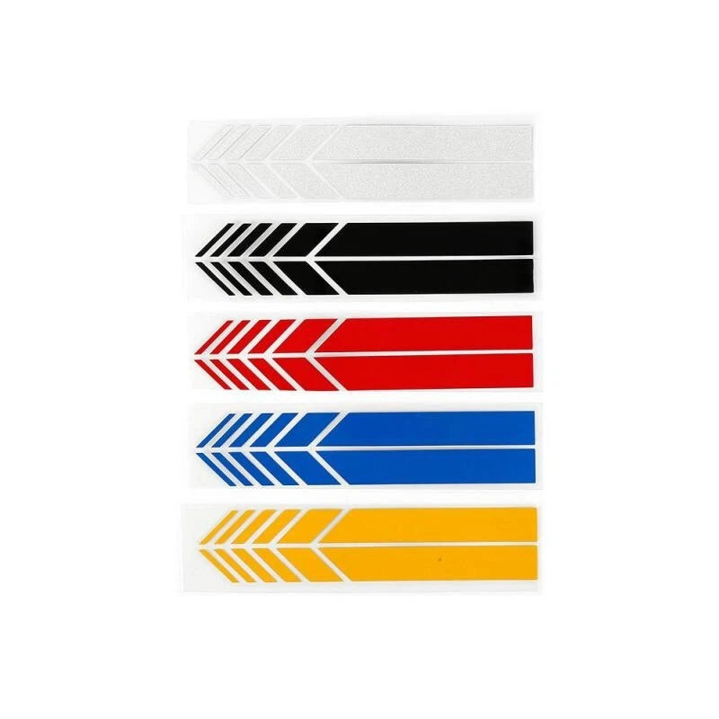 Car Rear View Mirror Racing Stripe Vinyl Decal Sticker Blue Side 140mm x 30mm