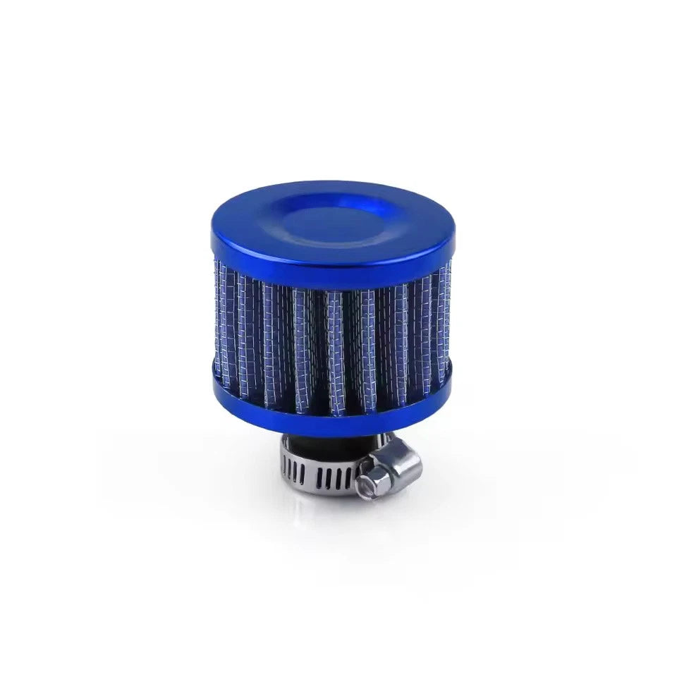 Universal 12mm Car Air Filter Vent Crankcase Breather Mini Cold Air Filter Valve