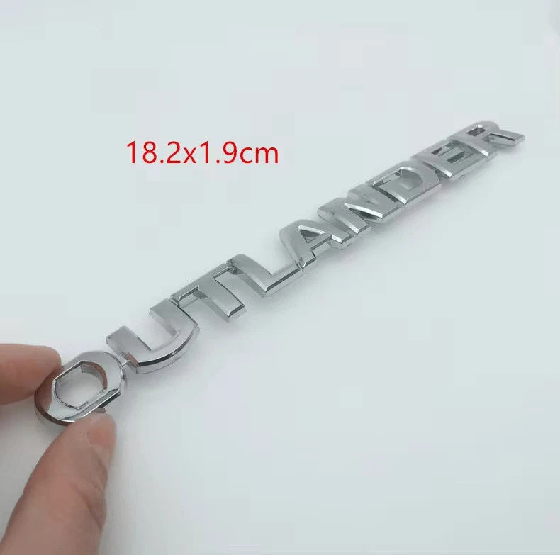ABS 3D Adhesive Boot Badge Emblem Lancer Outlander Evolution Pajero NEW