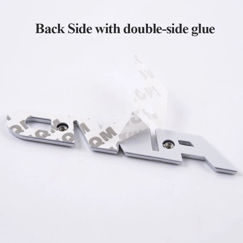 AWD Chrome Silver Car Badge Emblem for Ute SUV Toyota Nissan Mazda Ford Holden