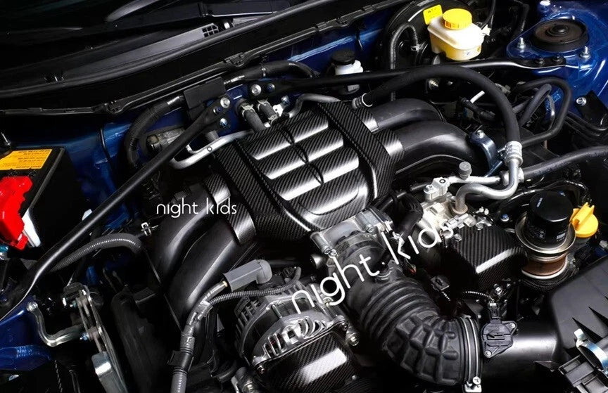 Night Kids Engine Cover Real Matte Carbon for Toyota GR86 & Subaru BRZ 2022+ NEW