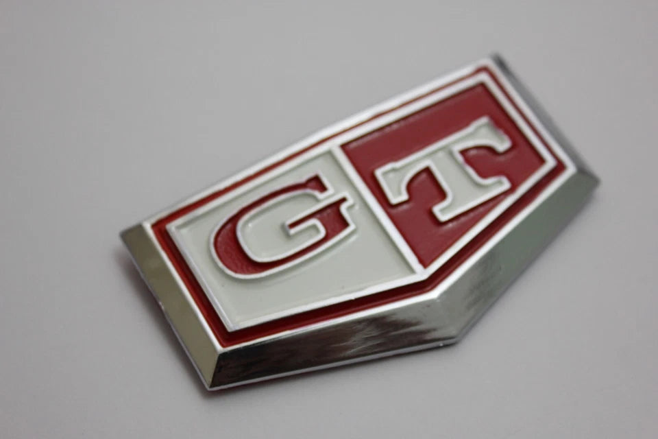 GT Side Fender Badge Red Emblem for Skyline R32 R33 R34 GTST GTT GT NEW