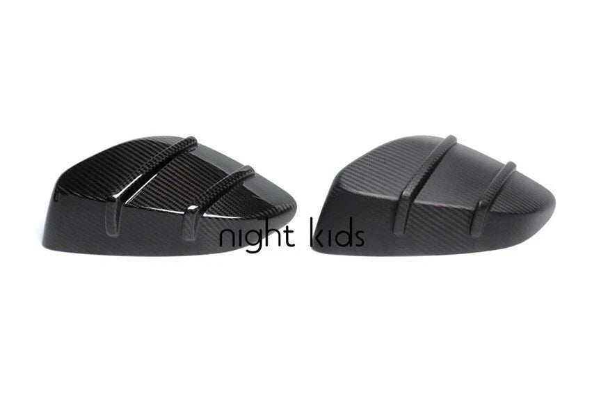 Night Kids Side Mirror Fin Covers Carbon Fibre fits Toyota GT 86 & Subaru BRZ