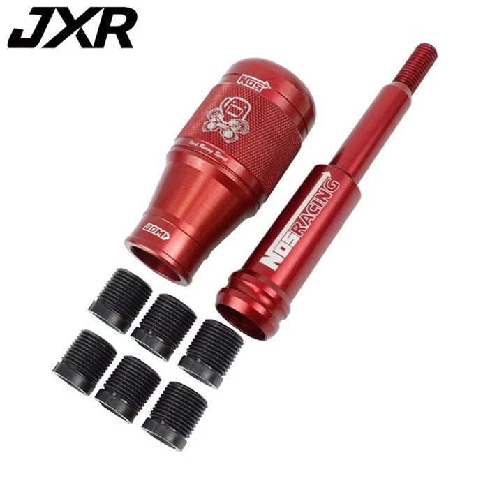 JDM Racing Extended Aluminium Ball Gear Shift Knob M12 M10 M8 NEW Universal