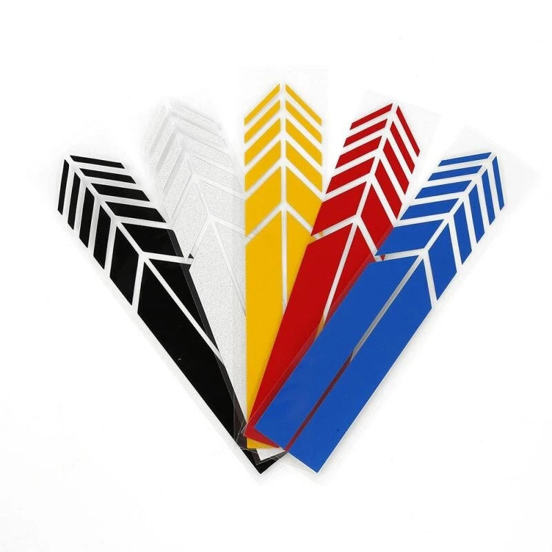 Car Rear View Mirror Racing Stripe Vinyl Decal Sticker Blue Side 140mm x 30mm
