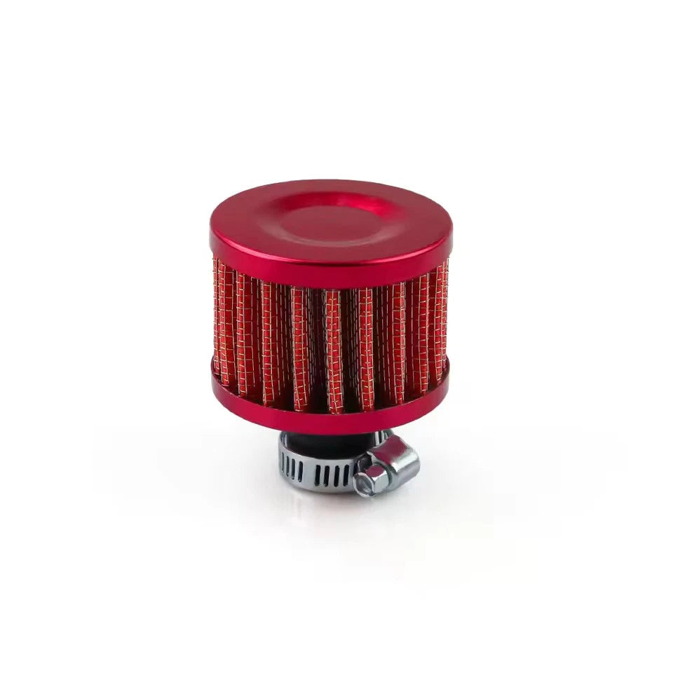 Universal 12mm Car Air Filter Vent Crankcase Breather Mini Cold Air Filter Valve