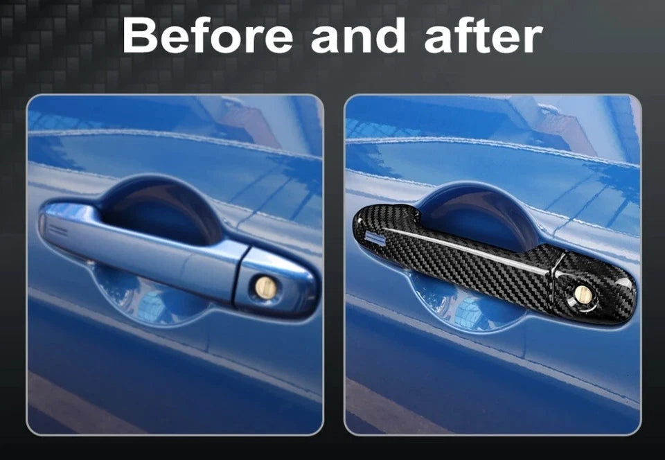 Door Handle Cover Genuine Carbon Fibre fits Toyota GR86 & Subaru BRZ 2022 2023