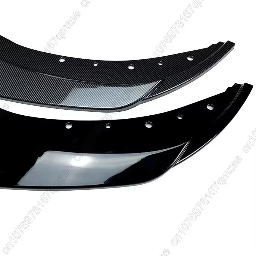 3Pcs Front Bumper Lip Splitter Kit Black Carbon for BMW 3 Series G20 G21 2019–22