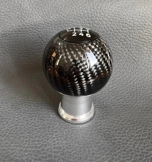 JDM Real Carbon Fibre 100 Years 6 Speed Gear Shift Knob for Mazda Mx5 Rx7 3 6