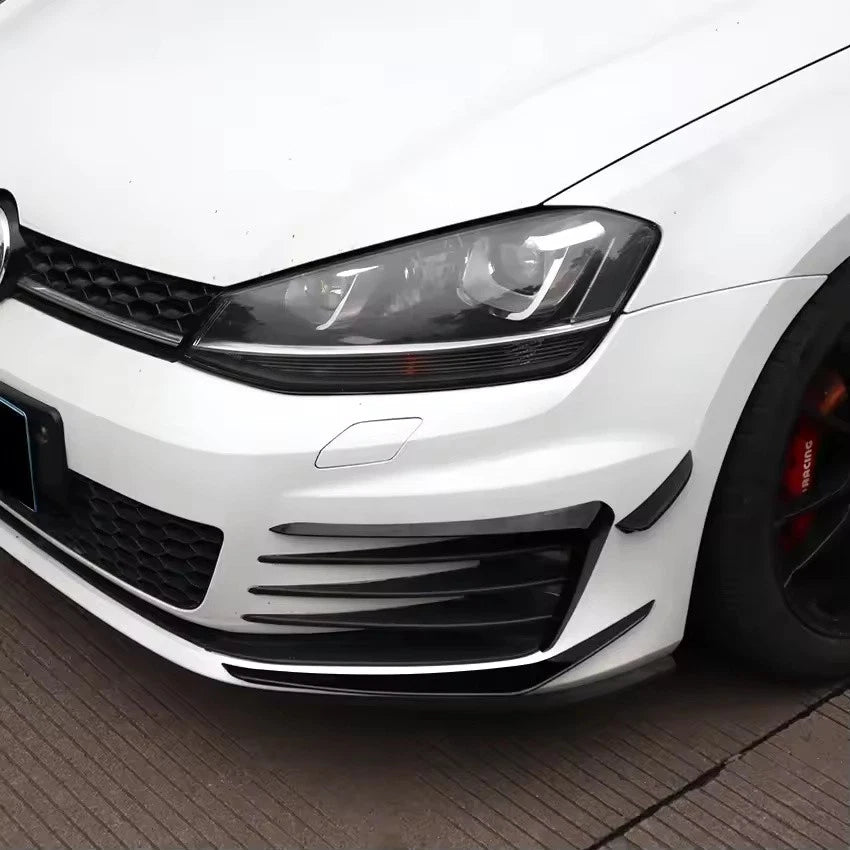 Front Bumper Side Air Vent Trim Frame Splitter Lip for VW Golf 7 GTI 2013–2016