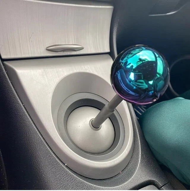Clean Simple Aluminium Ball Gear Shift Knob M12 M10 M8 Universal Fitment