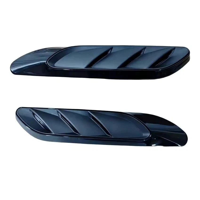 2 x Gloss Black Front Fender Side Vent Trim for Mercedes-Benz E-Class W214/S214