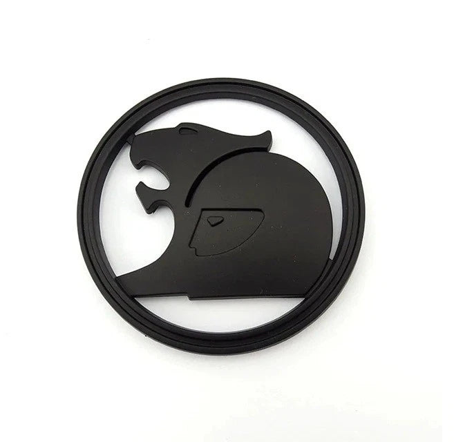 HSV Silver Black Boot Badge 69mm for Holden Commodore VY VZ Executive Berlina