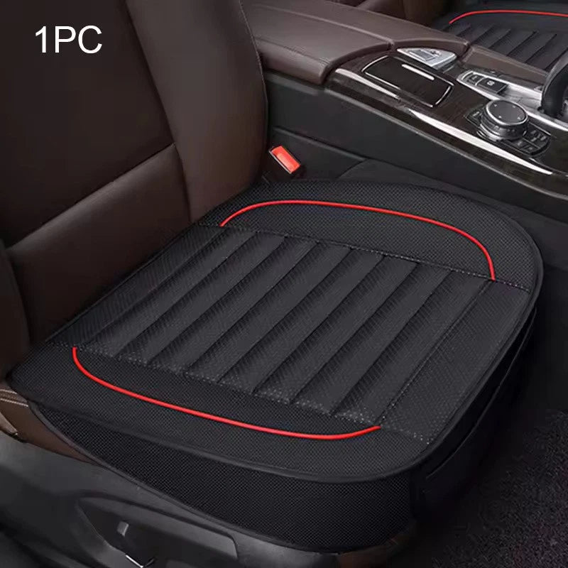 SEAMETAL Premium PU Leather Car Seat Cover Set Universal Fit Cushion Protector