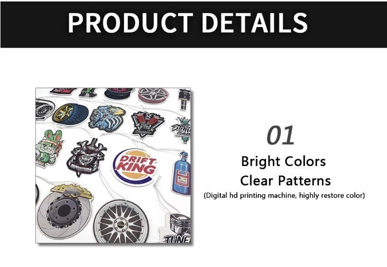 Car Air Freshener BBS Wheel Pink JDM Hanging Forged Three Piece for Nissan Rx7