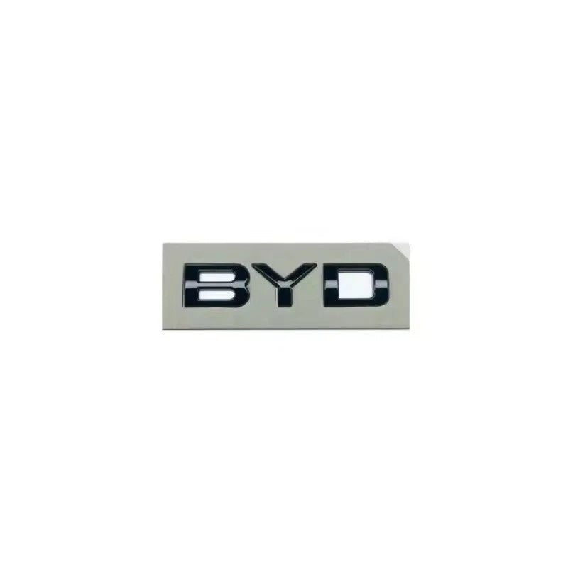 Build Your Dreams Silver Black Boot Trunk Badge Emblem for BYD SEAL SONG Plus
