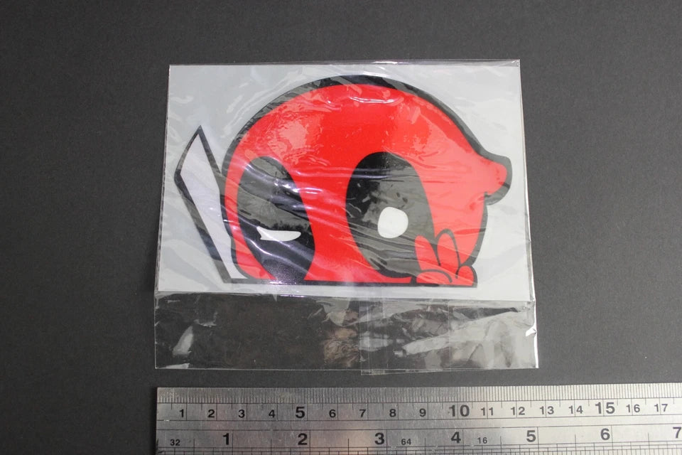 Deadpool Cute Reflective Car Sticker Decal Vinyl Sticker 120mm x 77mm