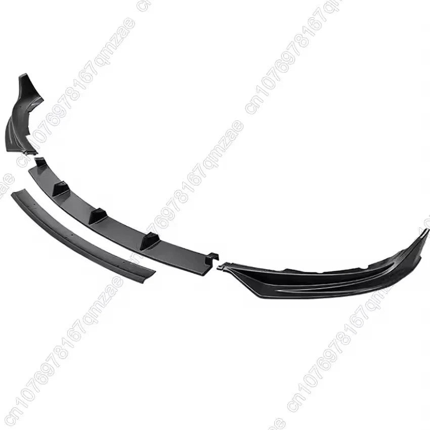 2017–2023 Tesla Model 3 Front Bumper Splitter Lip Diffuser Kit 4PCS Chin Spoiler