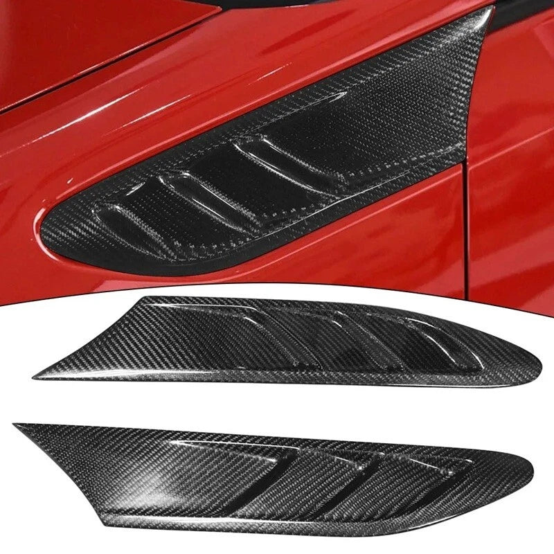Night Kids Fender Vent Fins Genuine Carbon Fibre fits Toyota GT 86 & Subaru BRZ
