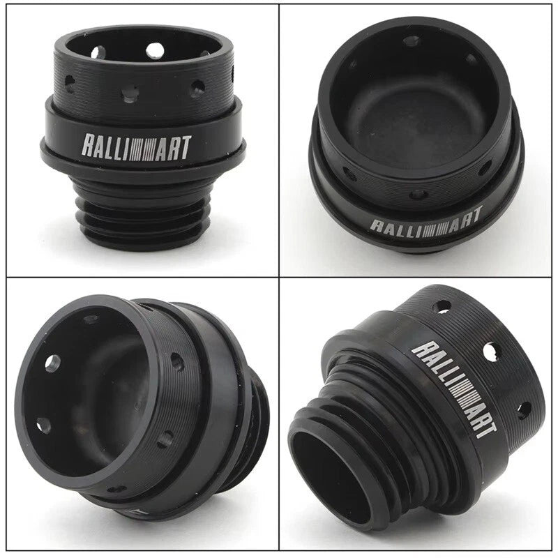 Ralliart Engine Oil Cap Cover Screw on for Mitsubishi Lancer 2008 - 2015