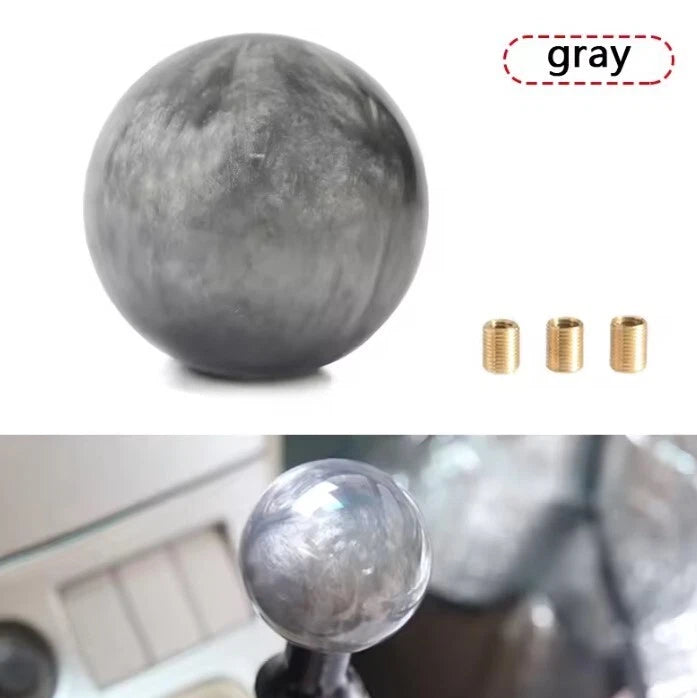 Pearl Marble Design Gear Shift Knob M12x1.25 M8x1.25 M10x1.25 M10x1.5 Universal