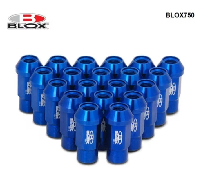 20Pcs Blox Forged Aluminium Extended Open Racing Lock Lug Nuts M12x1.25 M12x1.5