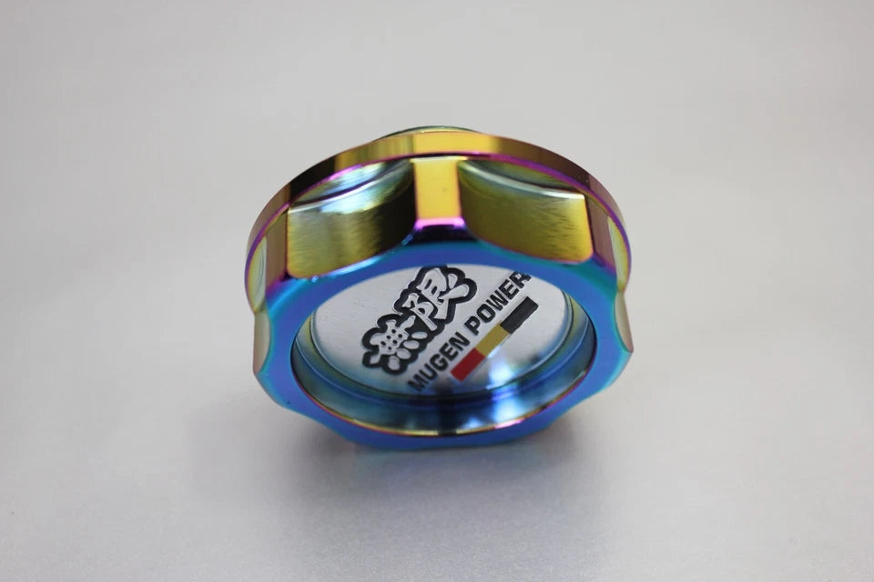 Mugen Honda Engine Oil Cap Iridescence Anodised Aluminium S2000 Civic Type R
