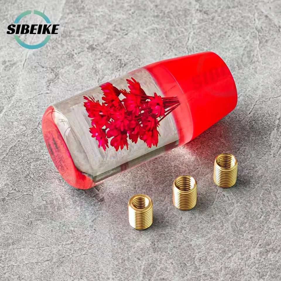 JDM 7 Colors Flower Gear Shift Knob 10cm M12x1.25 M10x1.5 M10x1.25 M8x1.25