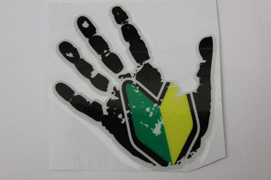 JDM Hand Print Decal Sticker for Toyota Nissan Subaru Nissan Mitsubishi Mazda