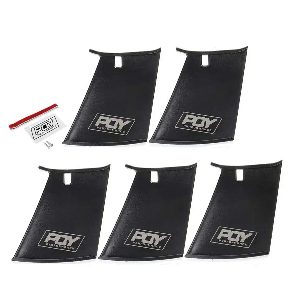 PQY Spoiler Wing Fins Stabilisers for Subaru WRX STI Impreza 2002 - 2007 NEW