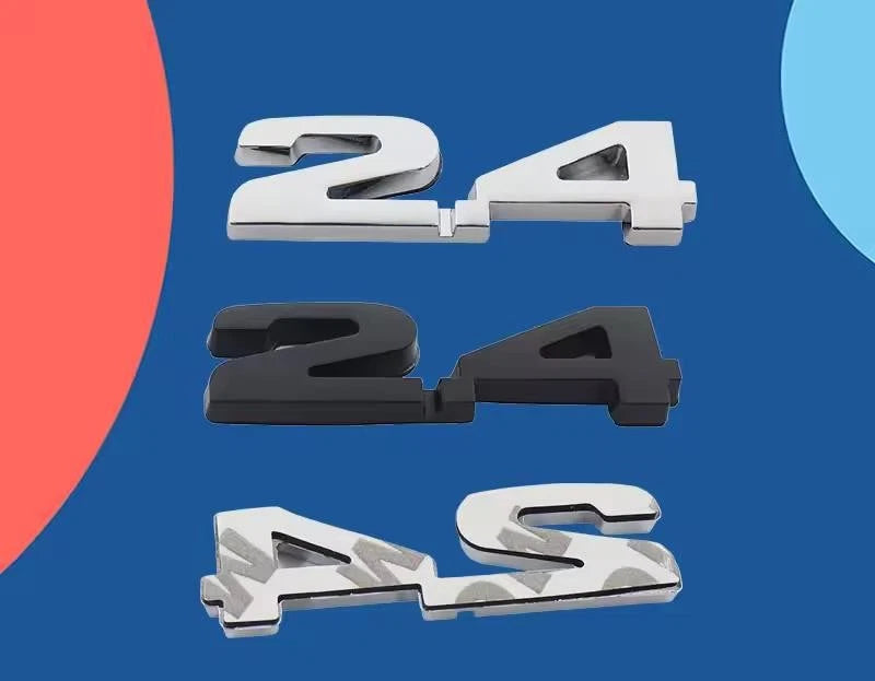 2.4 iVtec Black Silver Boot Badge Emblem for Accord CRV Odyssey NEW