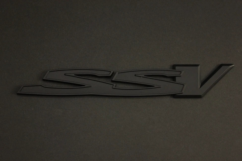 Holden SSV Badge Matte Black Emblem for Holden Commodore VF Redline AUS