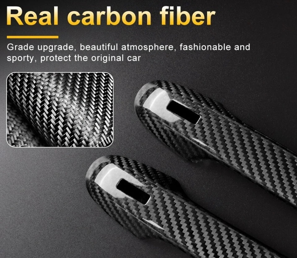Door Handle Cover Genuine Carbon Fibre fits Toyota GR86 & Subaru BRZ 2022 2023