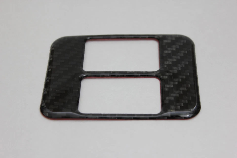 Night Kids Seat Warmer Button Trim Cover Carbon Fibre fits Toyota 86 Subaru BRZ