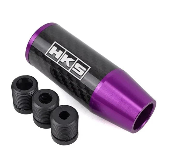 HKS Carbon Fibre Gear Shift Knob NEW JDM M12 M10 & M8 Universal Fitment AU