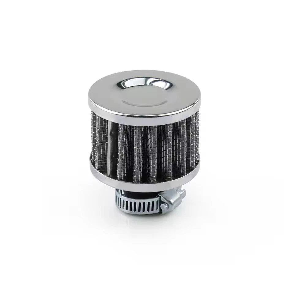 Universal 12mm Car Air Filter Vent Crankcase Breather Mini Cold Air Filter Valve