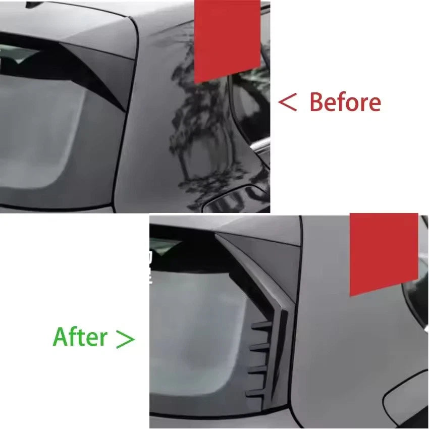 Window Side Spoiler Wing Canards for VW Volkswagen Golf 8 MK8 GTI GTD TSI R-Line