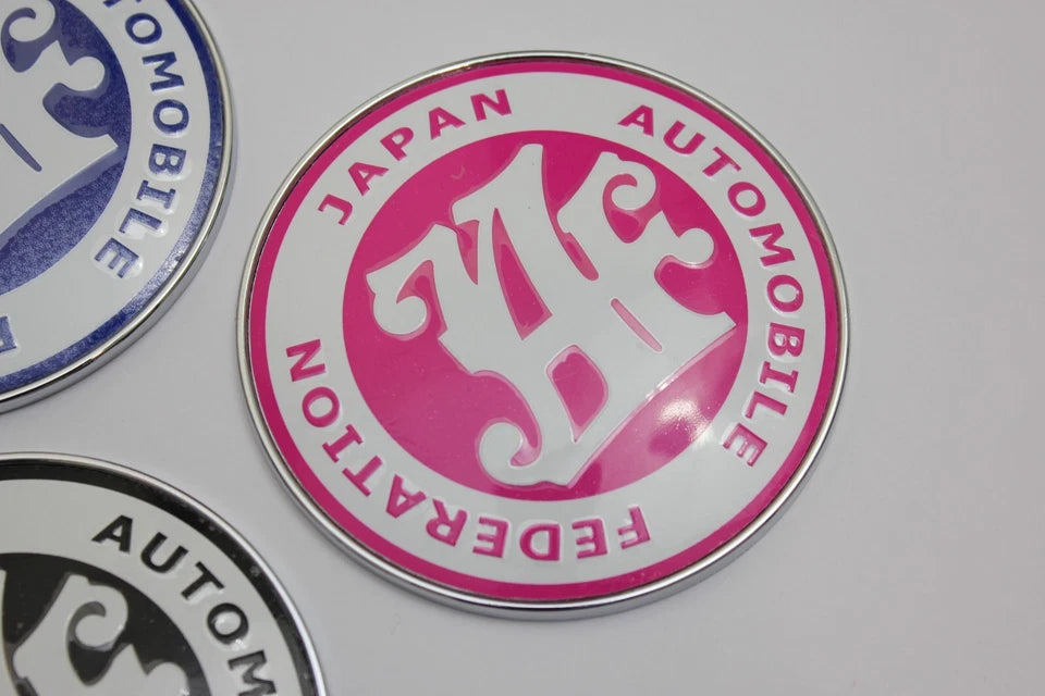 JAF Japan Automobile Federation Grill Badge Emblem for Mitsubishi Nissan Suzuki