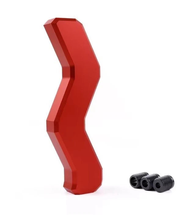 Z Squiggly Line Aluminium Ball Gear Shift Knob M12 M10 M8 Multi Colour Universal