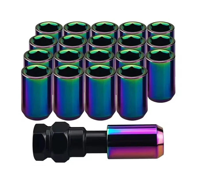 20 Pcs Racing Spec Steel Lug Nuts Screw M12x1.25 M12x1.5 20Pcs Set Open Ended