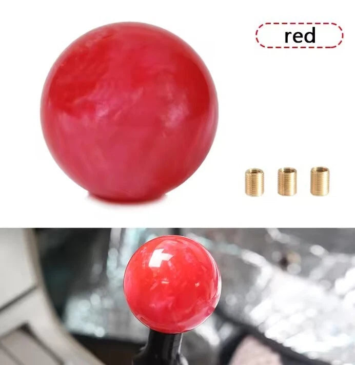 Pearl Marble Design Gear Shift Knob M12x1.25 M8x1.25 M10x1.25 M10x1.5 Universal