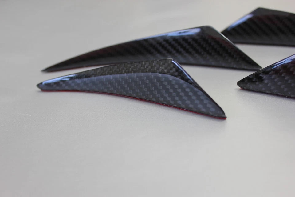 Front Bumper Canards Genuine Carbon Fibre fits Toyota GR86 & Subaru BRZ 22 23