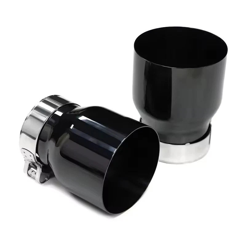 2pcs/lot Exhaust Tip For BMW 60mm Inlet 95mm Outlet F 20 21 22 23 30 31