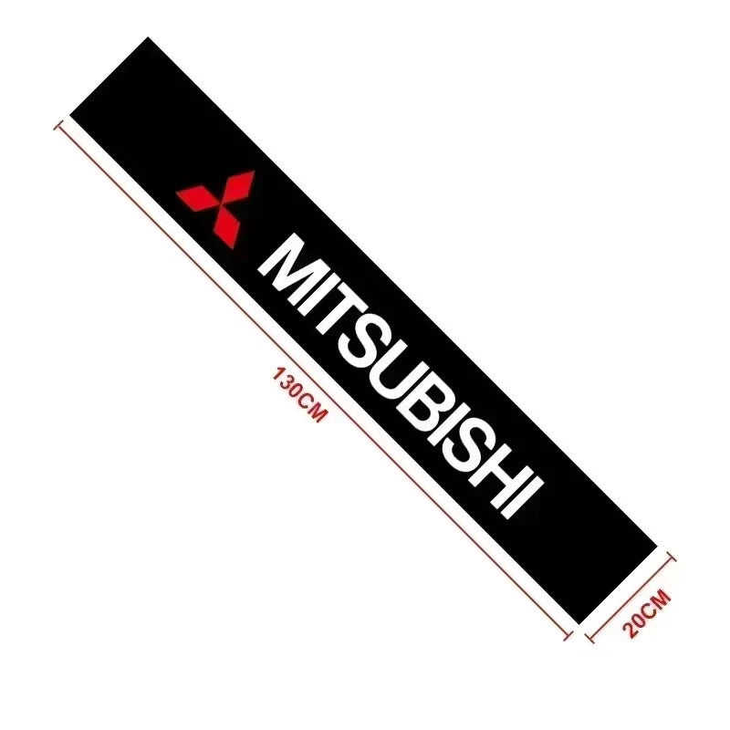 Windshiled Sun Blocker PET Sticker for Mitsubishi Ralliart Lancer Outlander NEW