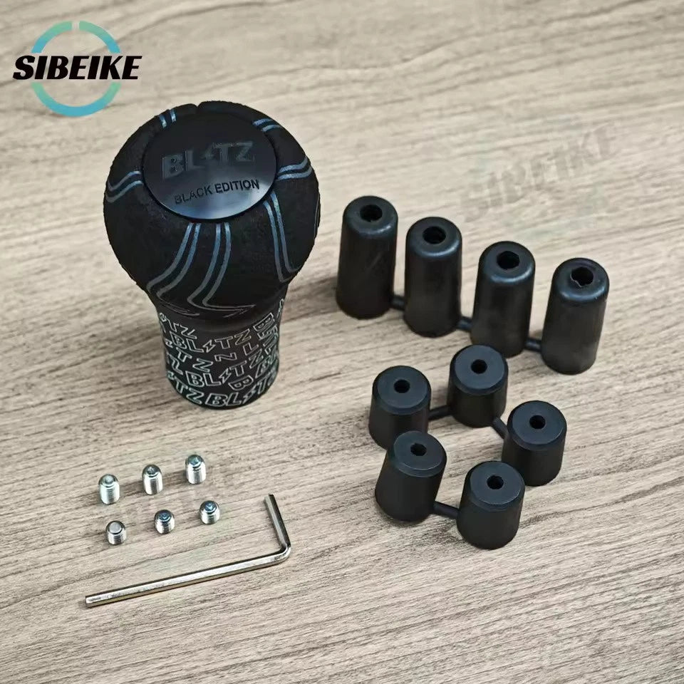 BLITZ Ultra Graffiti Leather Shift Gear Knob M12x1.25 M10x1.5 M10x1.25 M8x1.25