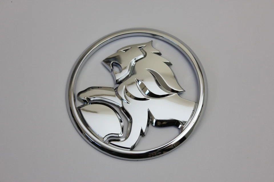 Holden Rear Boot Trunk Badge 95mm Emblem Commodore VE VF VY Silver Gloss Black