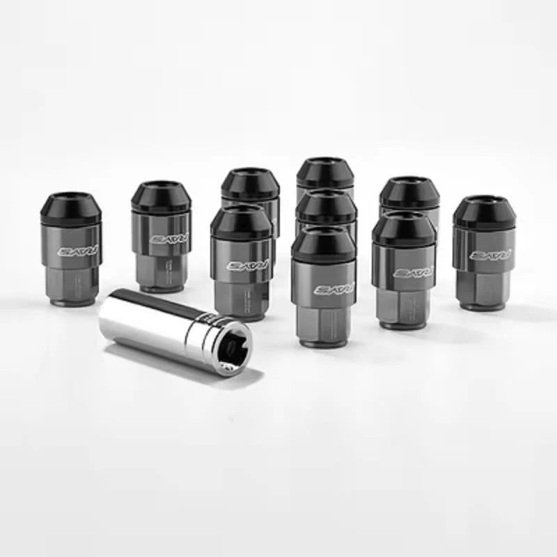 RAYS Forged Aluminum Racing Wheel Lug Nut Kit 20pcs for M12x1.5 M12x1.25 M14x1.5