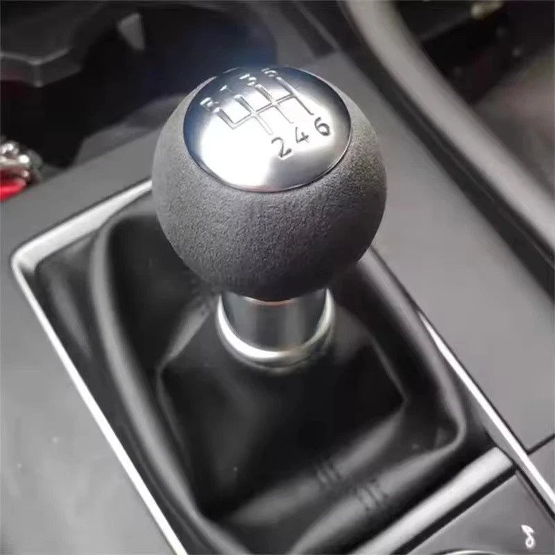 210g Leather 5 / 6 Speed Black Red Yellow Gear Shift Knob for Mazda MX5 NEW