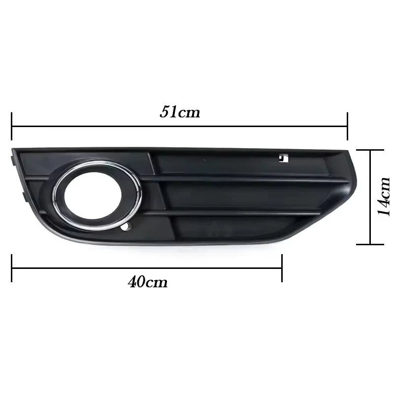 Front Bumper Fog Light Cover Frame For Audi A4 AR B8 B8.5 2009-2015